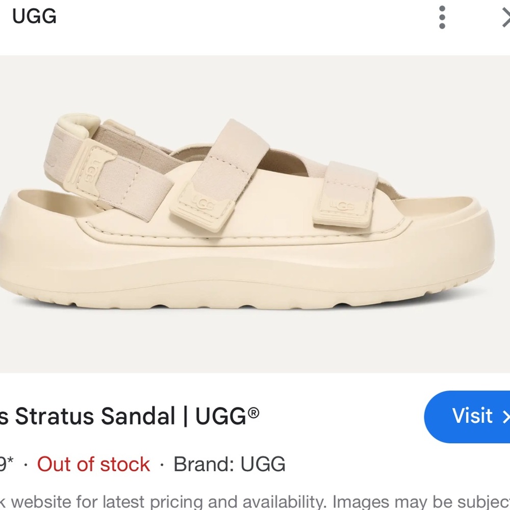 New Mens Stratus Sandal Size 10